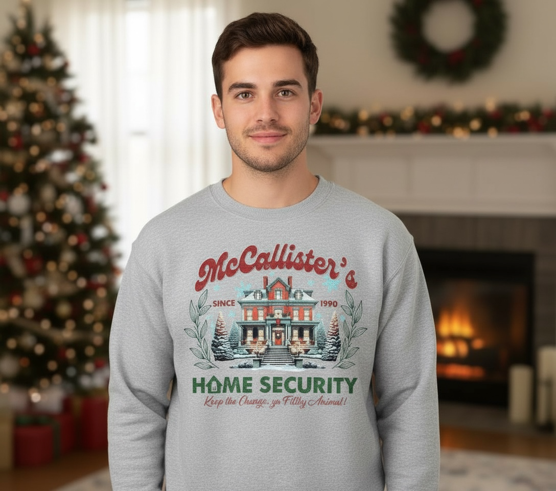 McCallister’s Home Security Holiday Crewneck