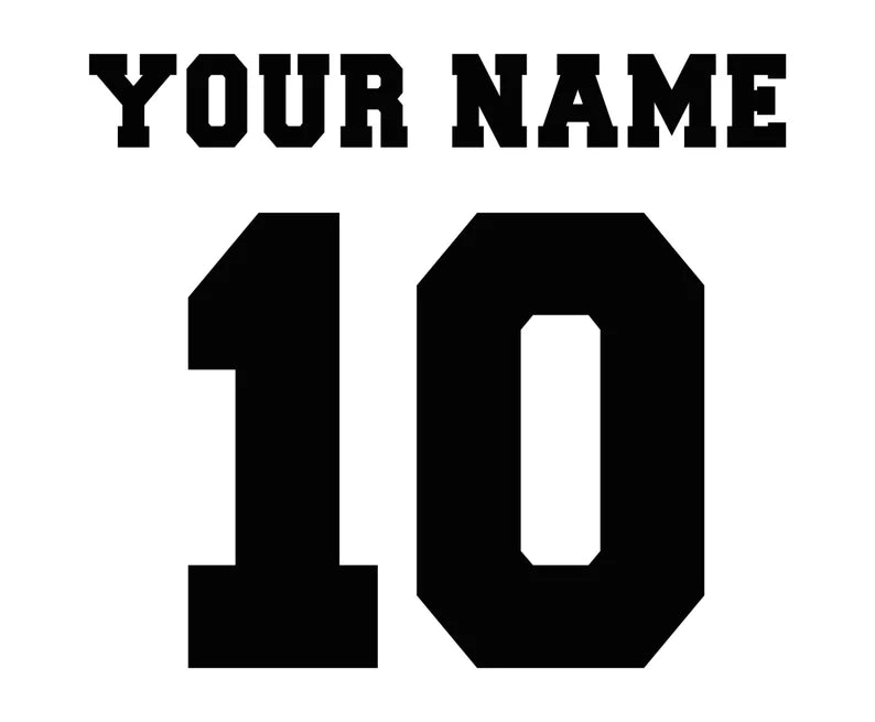 Custom Kit Name and Number